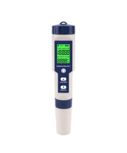 Комбінований вологозахищений TDS/рН/ЄС/Salinity/Temp метр EZ9909 з термометром, змінним електродом, АТС
