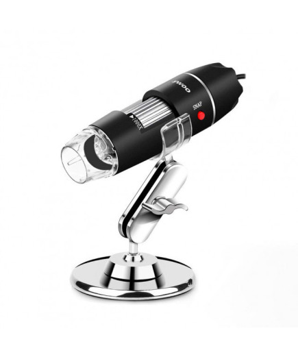Цифровий USB мікроскоп Magnifier SuperZoom 0-1600X з LED підсвічуванням