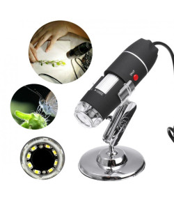 Цифровий USB мікроскоп Magnifier SuperZoom 0-1600X з LED підсвічуванням