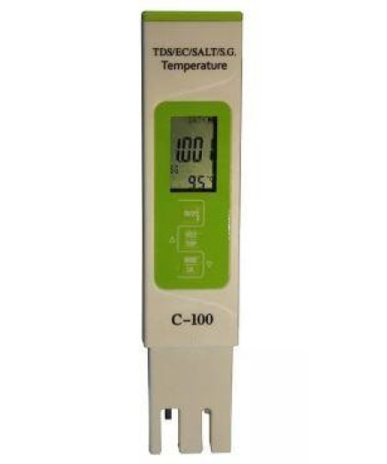 Комбінований TDS/EC/SALT/S. G./Temp метр - З-100