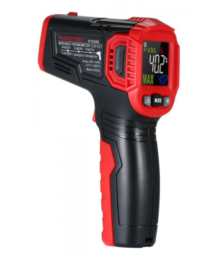 Пірометр Habotest HT650B (IR: -30 ... +550 °C) D:S: 12:1; EMS: 0.10-1.00