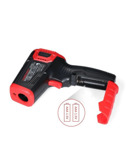 Пірометр Habotest HT650C (IR: -30 ... +550 °C) D:S: 12:1; EMS: 0.10-1.00. Температура і вологість повітря