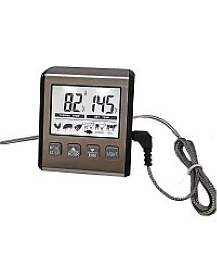 Термометр для м'яса KCASA TP-710 (0C до +250C) з таймером, магнітом, підсвічуванням і програмами смаження м'яса
