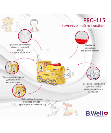 Компресорний небулайзер PRO-115