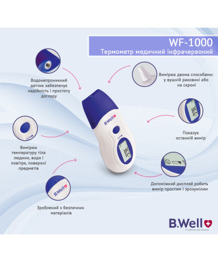 Термометр медичний інфрачервоний WF-1000
