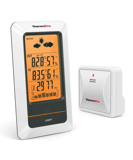 Метеостанція ThermoPro TP67A (вимірювання вологості, температури, атмосферного тиску і прогноз погоди)