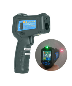 Пірометр Bside BTM21C (IR: -50 ... +550 °C) D:S: 12:1; EMS: 0.10-1.00. з Термопарою К-типу