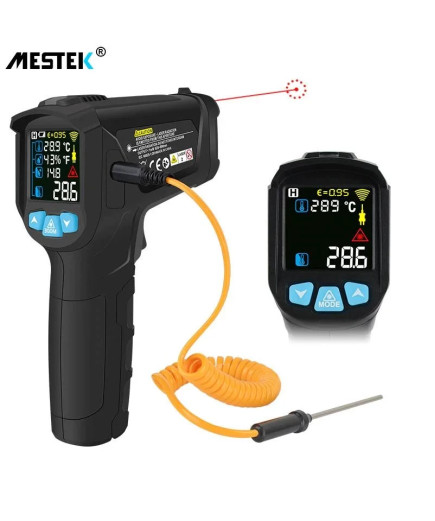 Пірометр MESTEK IR02C (від -50 º c до 800ºC; 0-100%RH; від -10 C до 60 C) 1080 °C) D:S: 12:1; EMS: 0.10-1.00