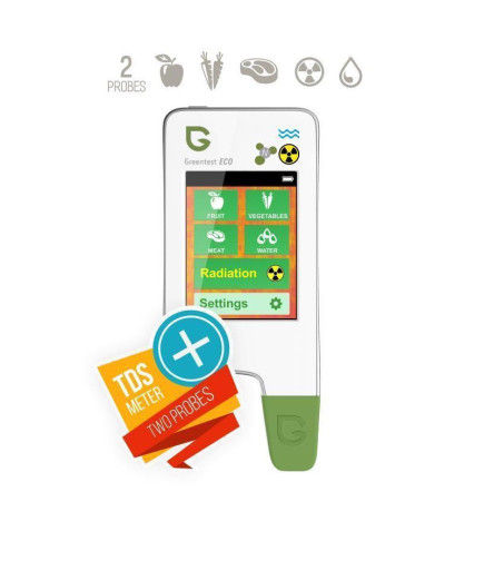 Дозиметр, Нітрат-Тестер Вимірювач жорсткості води GreenTest ECO 5