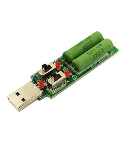 USB навантажувальний резистор, навантаження зі свічом 1А/2А/3А