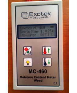 Професійний голчастий вологомір деревини EXOTEK MC-460 з виносним датчиком S-10