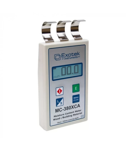 Вологомір деревини і будматеріалів Exotek MC-380XCA (0-98%) 230 порід, 19 груп стрйматериалов