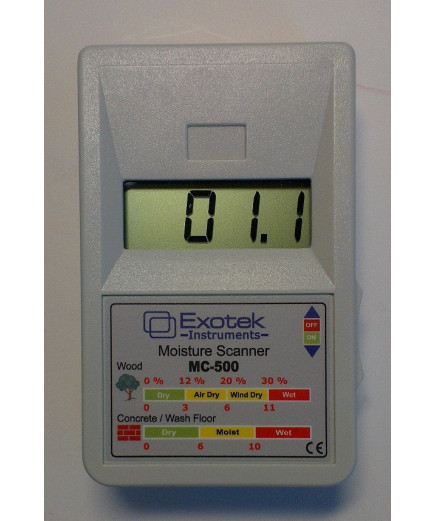Безконтактний вологомір (НВЧ) деревини і будматеріалів Exotek MC-500 (0-30%) Ручна калібрування.