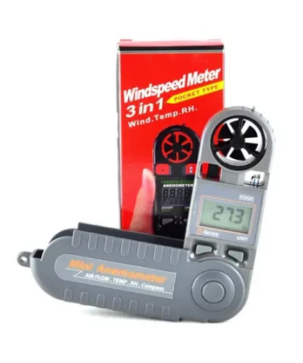 Кишеньковий анемометр з електронним компасом Az Instrument 8996