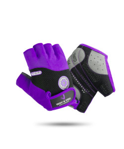 Жіночі рукавички для фітнесу Purple w-1727-M