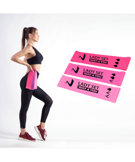 Набір фітнес гумок lady's Set ( Set of 3)