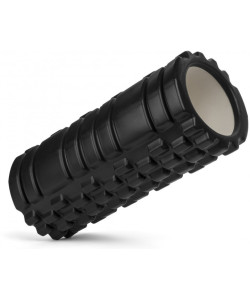 Масажний ролер Foam Roller (одноколірний) Чорний