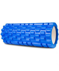 Масажний ролер Foam Roller (одноколірний) Синій