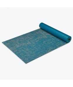 Килимок для йоги та фітнесу Jute 5мм blue