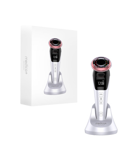 МИКРОТОКОВЫЙ RF-ЛІФТИНГ МАСАЖЕР ДЛЯ ОБЛИЧЧЯ MEDICA+ SKIN LIFTING 7.0 WHITE ЯПОНІЯ (EMS+LED)