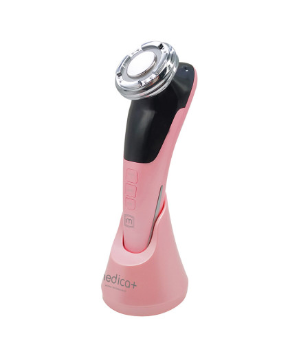 МИКРОТОКОВЫЙ RF-ЛІФТИНГ МАСАЖЕР ДЛЯ ОБЛИЧЧЯ MEDICA+ SKIN LIFTING 7.0 PINK ЯПОНІЯ (EMS+LED)