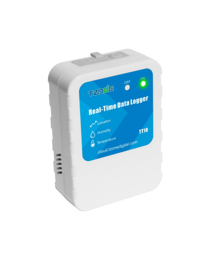 Одноразовий реєстратор температури і вологості TempuTZ-TT18 (30 днів) GSM (4G) IP67