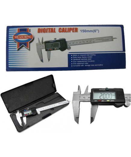 Штангенциркуль електронний з LCD дисплеєм Digital caliper 0 -150мм