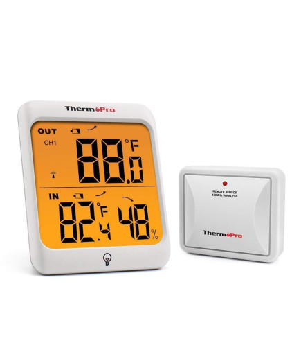 Термогігрометр ThermoPro TP63A з дистанційним датчиком T° (60 метрів)