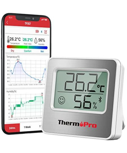 Цифровий кімнатний термогігрометр Thermopro TP357 з Bluetooth
