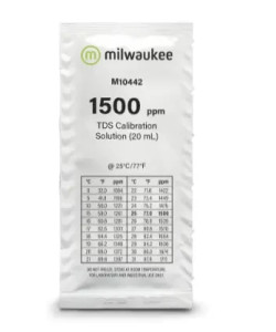 Калібрувальний розчин Milwaukee M10442 для TDS-метрів 1500 mg/l (ppm), 20 ml