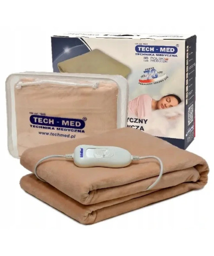 Електроковдра TECH-MED TM-P100, 3 режими нагрівання, Польща