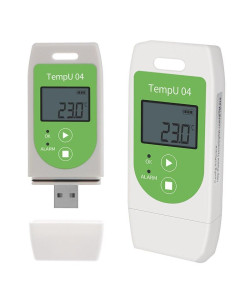 Реєстратор температури TempU04 (-30...+ 60 °C, пам'ять 32000, PDF, ПЗ не потрібно) IP65