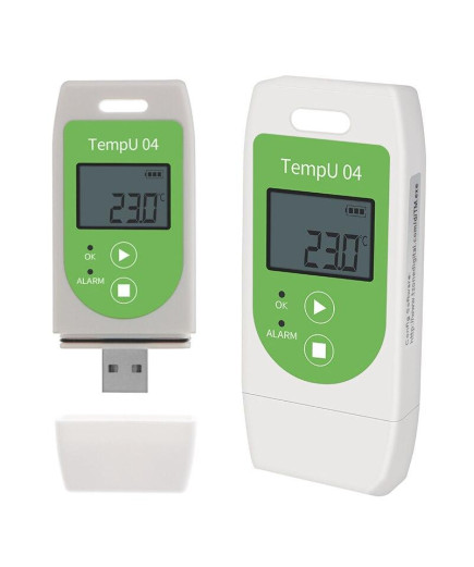 Реєстратор температури TempU04 (-30...+ 60 °C, пам'ять 32000, PDF, ПЗ не потрібно) IP65