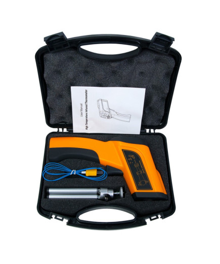 Пірометр із термопарою і штативом Xintest HT-6899 (-50...+2200 °C, 50:1, 0,1-1,0)