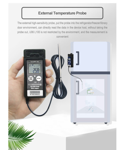 Реєстратор наднизьких температур TempU06+ L100