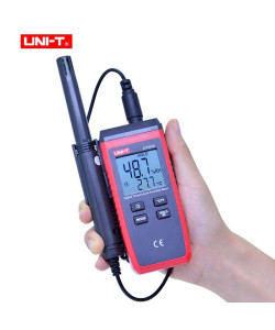 Цифровий термогігрометр UNI-T UT333S (RH: 0-100%; T: -10...+60 C) з виносним датчиком