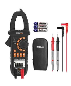 Струмовимірювальні кліщі TACKLIFE CM01A (AC/DC) з функцією NCV і ліхтариком