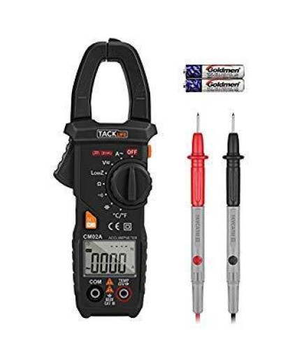Струмовимірювальні кліщі TACKLIFE CM02A (AC) з функцією LowZ і термопарою