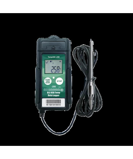 Реєстратор наднизьких температур TempU06+ L200 (-200...+70 °C) 32000 точок. PDF (НО не потрібно) IP65