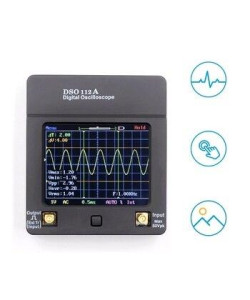 Портативний осцилограф з сенсорним TFT екраном 2.4" (2MHz, 2мВ/Справ, 5Msp, 1 канал.) JYETECH DSO112A + щуп