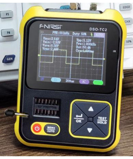 Осцилограф і Тестер електронних Компонентів FNIRSI DSO-TC2