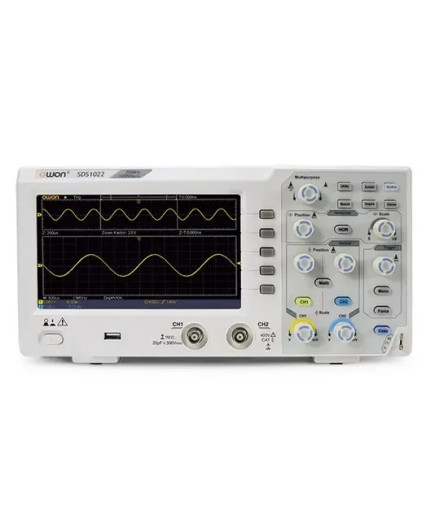 Цифровий осцилограф OWON SDS1022 (20 МГц, 2 канали