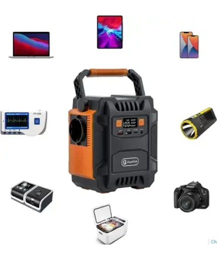 Зарядна станція (200W, 48000 мАг, 220В, USB, PD, 12В, ліхтар) FLASHFISH A201