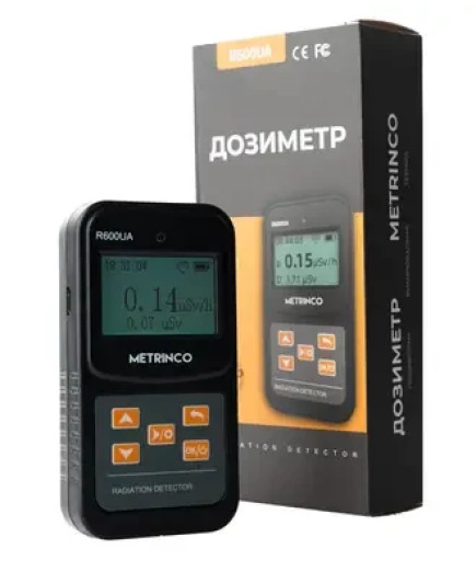 Дозиметр METRINCO R600UA (зі свідченням про метрологічне калібрування ISO 17025)