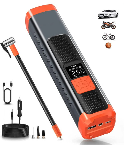 Цифровий автомобільний компресор ANVOMI FO101 (6000 mAh, 10 Bar)