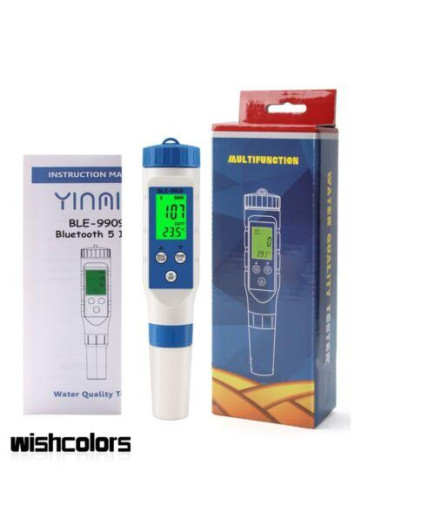 Комбінований вимірювач PH/TDS/ЄС/Salinity/Temp метр BLE-9909