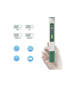 Солемер-кондуктометр 3в1 TDS/EC/Temp YY-200 (0-9990 ppm, 0 - 9990 μS/cm)