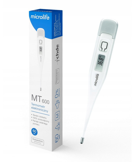 Термометр електронний цифровий Microlife MT 600 водонепроникний, Швейцарія