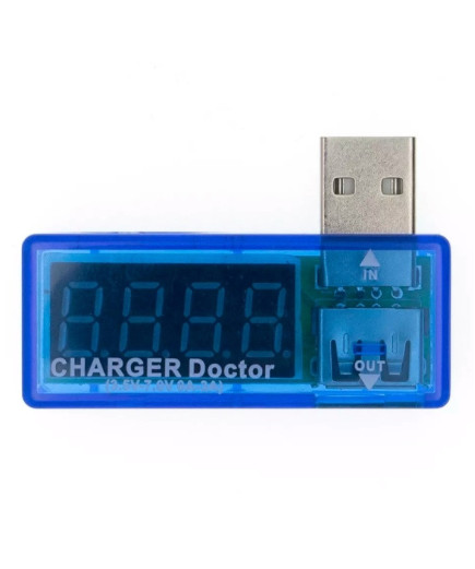 Вольтметр/амперметр USB CHARGER Doctor 3.5V-7.0V, 0A-3A