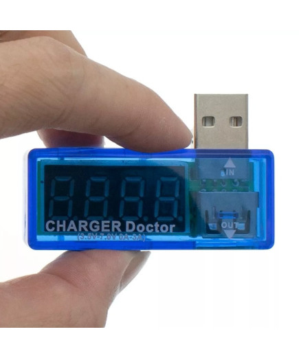 Вольтметр/амперметр USB CHARGER Doctor 3.5V-7.0V, 0A-3A